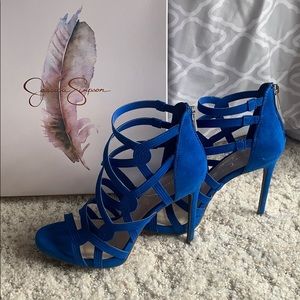 Jessica Simpson microsuede heels